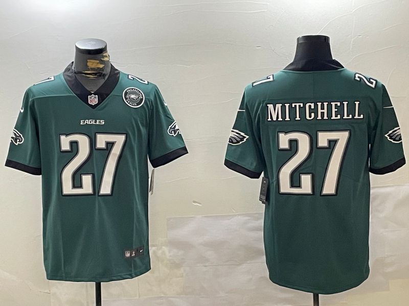 Men Philadelphia Eagles #27 Mitchell Green 2024 Nike Limited NFL Jersey style 2->philadelphia eagles->NFL Jersey